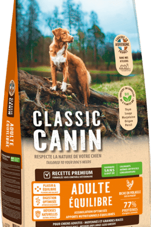 Croquettes Chien Adulte Moyennes & Grandes Races – Classic Canin Volaille 14 kg