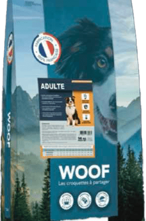 Croquettes Chien Adulte Toutes Races – WOOF Adulte Équilibre (4 kg / 14 kg)